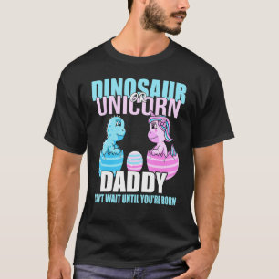 Camiseta Dinosaurio o unicornio hasta que naces papá