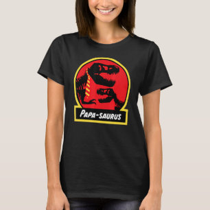 Camiseta Dinosaurio Papasaurus para Hombres Rex Jurásico