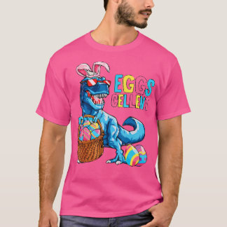Camiseta Dinosaurio Pascua Bunny T Shirt T Rex Niños Huevos