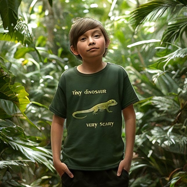 Camiseta Dinosaurio pequeño, muy asustado (Subido por el creador)