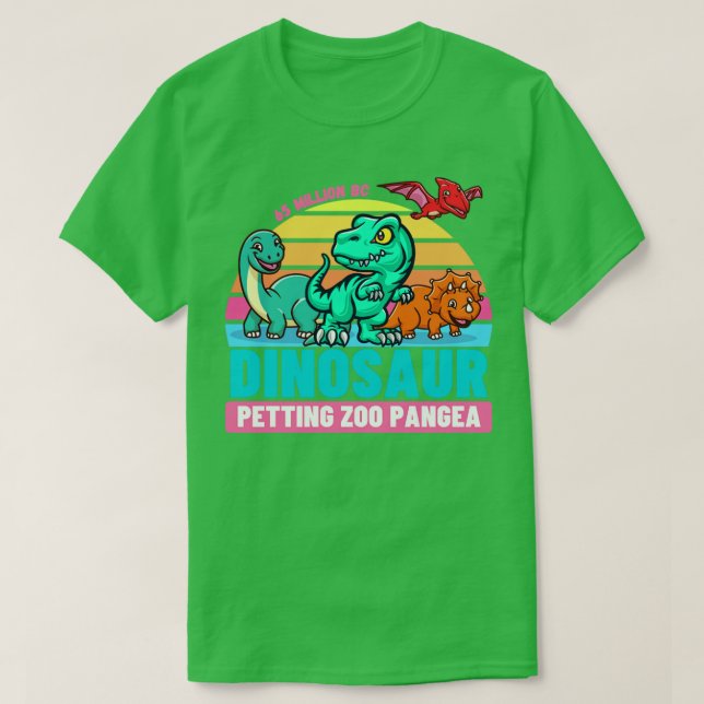 Camiseta Dinosaurio Petting ZOO 65 millones (Diseño del anverso)