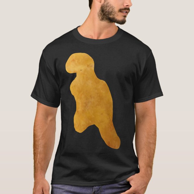 Camiseta Dinosaurio Pollo Nugget T Rex   (Anverso)