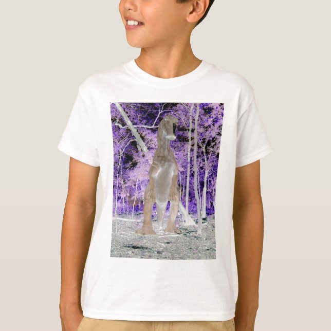 Camiseta Dinosaurio pop Art T-Rex (Anverso)