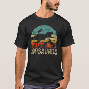 Camiseta Dinosaurio pop Popsaurus 3 Padre de dos niños Navi