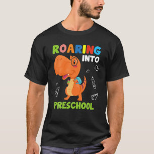 Camiseta Dinosaurio preescolar ruidoso para volver al coleg