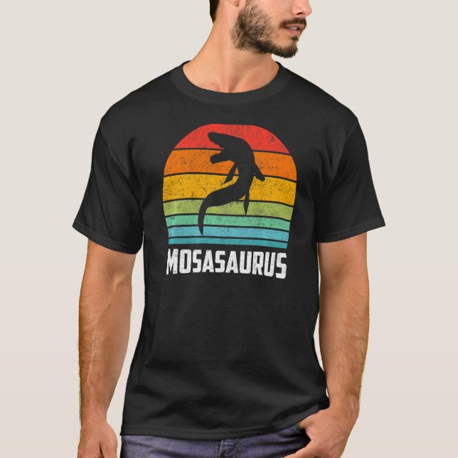 Camiseta Dinosaurio prehistórico 2 de Mosasauro Dino (Anverso)
