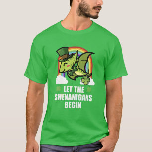 Camiseta Dinosaurio Pterosaurio Shenanigans Funny St Patric