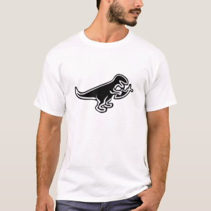 Camiseta Dinosaurio que come los pescados de Jesús