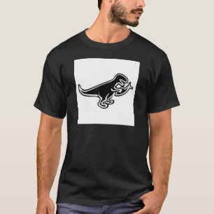 Camiseta Dinosaurio que come los pescados de Jesús