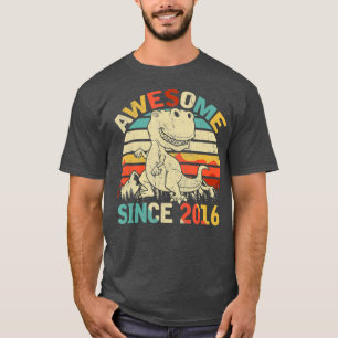 Camiseta Dinosaurio: regalo de niño de cumpleaños increíble