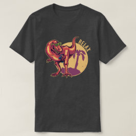 Camiseta Dinosaurio relajante