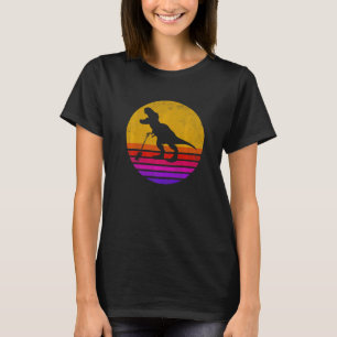 Camiseta Dinosaurio Retro Vintage Y Espada