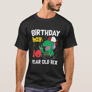 Camiseta Dinosaurio Rex De 10 Años