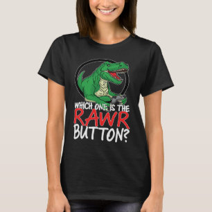 Camiseta Dinosaurio Rex Tyrannosaurus que es Rawr Butto