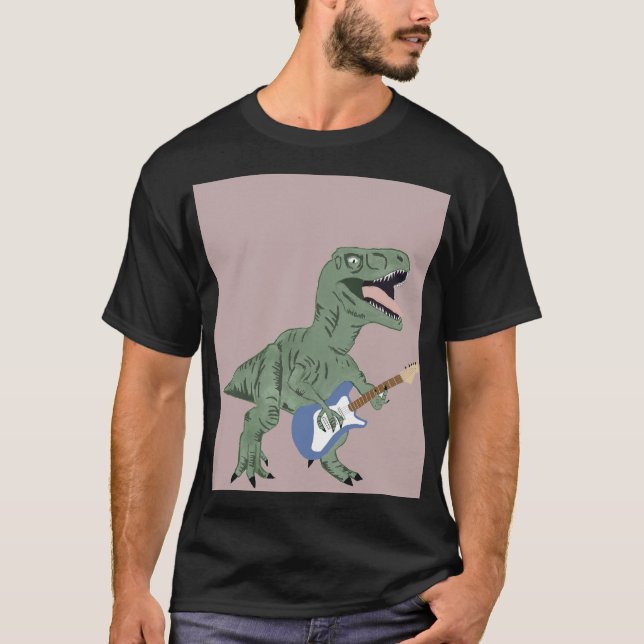 Camiseta Dinosaurio rocoso (Anverso)