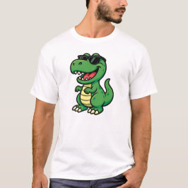Camiseta Dinosaurio safari con matices Guay