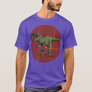 Camiseta Dinosaurio samurai japonés TRe con dinosaurio Kata