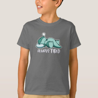 Camiseta Dinosaurio siempre cansado