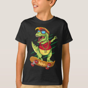Camiseta Dinosaurio Skater Patinaje Cool Dabbing T Rex S
