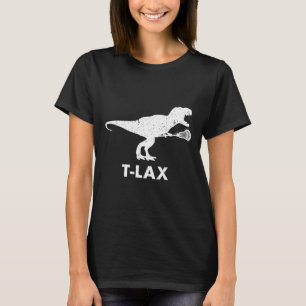 Camiseta Dinosaurio T-lax . Lacrosse, jugador de Guay Dino