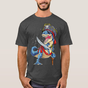 Camiseta Dinosaurio T Re Pirate T Jolly Roger Halloween 179
