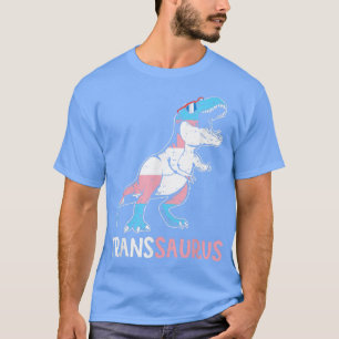 Camiseta Dinosaurio T Re Trans Saurus Hombres Orgullo Trans