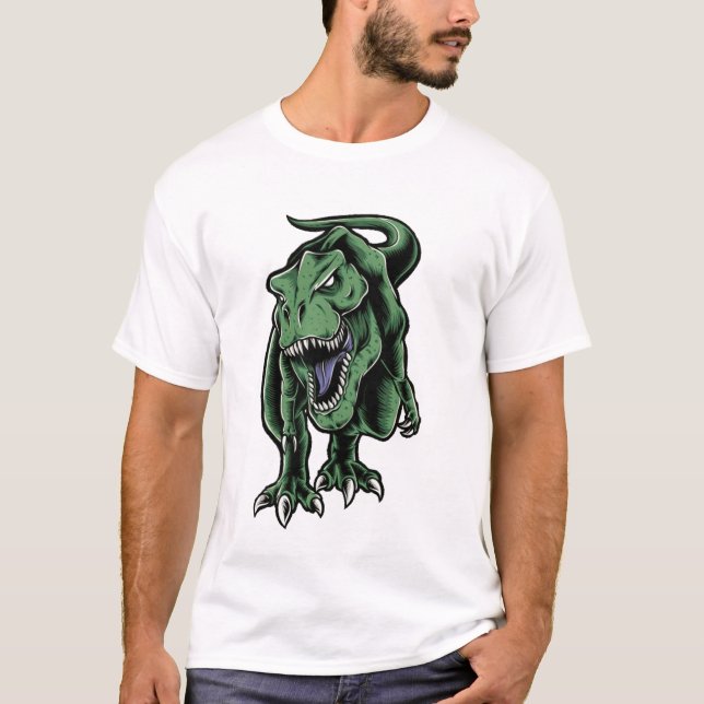 Camiseta Dinosaurio T rex (Anverso)
