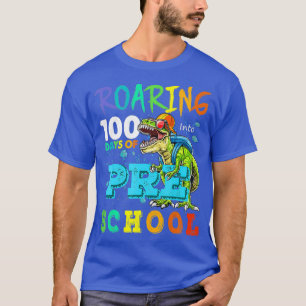 Camiseta Dinosaurio T-Rex de niños pequeños en 100 días