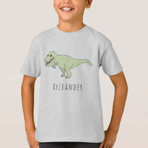Camiseta Dinosaurio T-Rex del niño en Guay con nombre