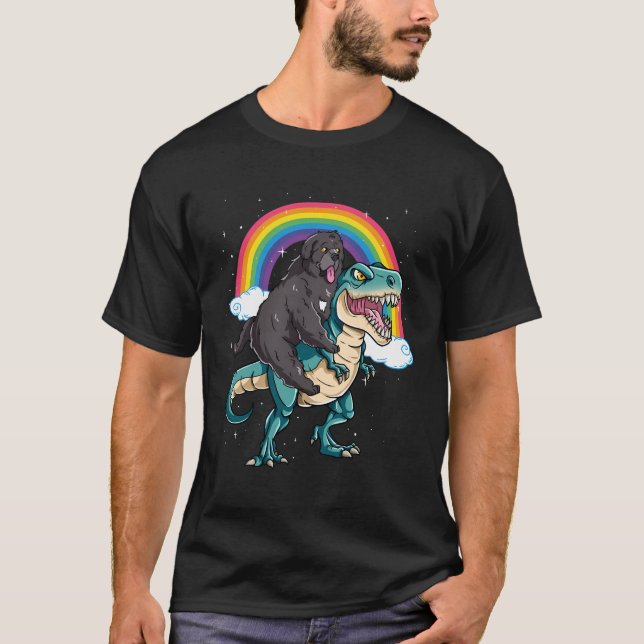Camiseta Dinosaurio T Rex Rainbow Cloud Sparkings (Anverso)