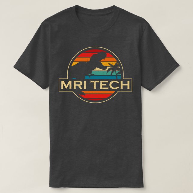 Camiseta Dinosaurio tecnológico de Mri (Diseño del anverso)