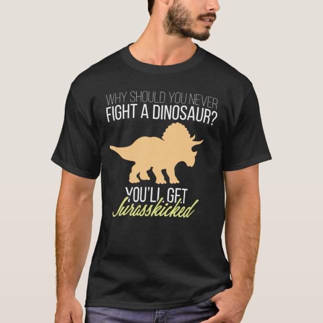 Camiseta Dinosaurio "triceratops" (Anverso)