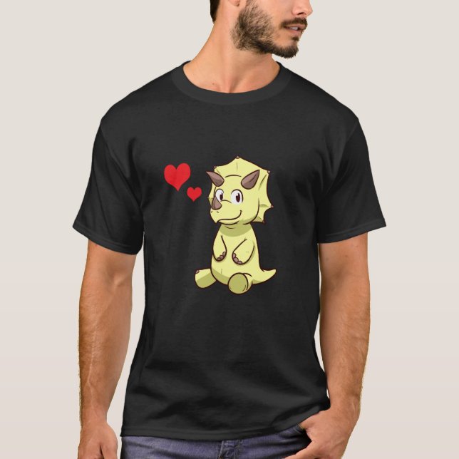 Camiseta Dinosaurio Triceratops (Anverso)