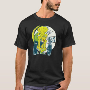 Camiseta Dinosaurio Triceratops Gimnasio Vegetariano Verdur