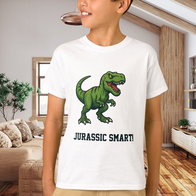 Camiseta Dinosaurio Tyrannosaurus Rex Jurassic inteligente (Subido por el creador)