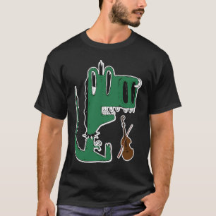 Camiseta Dinosaurio Tyrannosaurus rex Música clásica