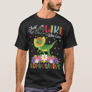 Camiseta Dinosaurio: Un Chica que ama el Dilofosaurio