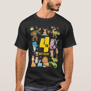 Camiseta Dinosaurio Unicornio Flamenco Llama Divertido Cump