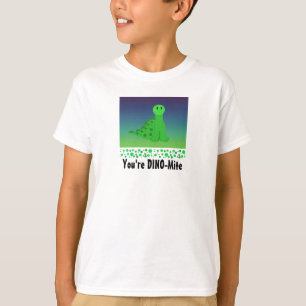Camiseta Dinosaurio verde lindo
