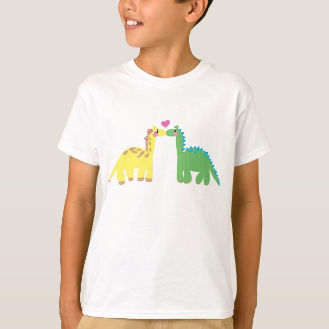 CAMISETA DINOSAURIO Y JIRAFA (Anverso)