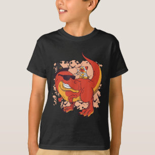 Camiseta Dinosaurio y Perro - Halloween Divertido