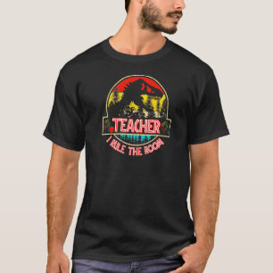 Camiseta Dinosaurio yo domino la sala maestro