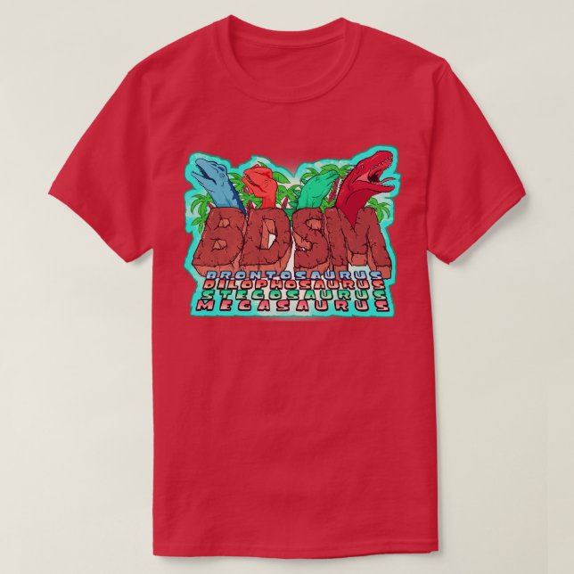 Camiseta Dinosaurios (Diseño del anverso)