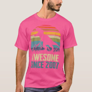 Camiseta Dinosaurios 16 años de edad asombrosos Si