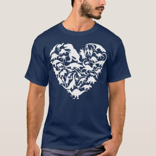 Camiseta Dinosaurios Aman Shirt Para Niños Chicas Día Din