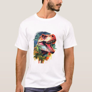 Camiseta Dinosaurios Animal Mundo Creatura Salvaje Belleza 