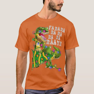 Camiseta Dinosaurios Árbol de Navidad Rex Hombres Niños Xma