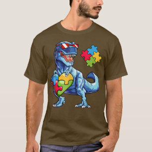 Camiseta Dinosaurios Autismo Conciencia Tex Para Autismo In