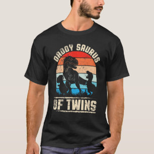 Camiseta Dinosaurios Bailan juntos Padre Feliz Papá Saurus