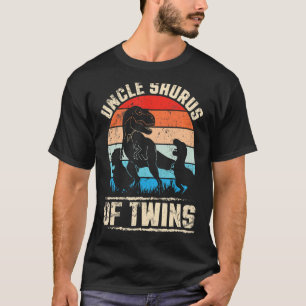 Camiseta Dinosaurios bailando juntos tía feliz tío Saurus